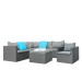 Loungeset Connor Wicker Vlechtwerk FOLM